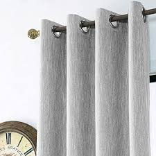 Grommet curtains blackout curtains drapes curtains curtain sets curtain panels room cooler white curtains black and white buffalo check plaid curtains in premier prints anderson print. Amazon Com Melodieux Elegant Cotton Room Darkening Blackout Curtains For Living Room Bedroom Thermal Insulated Grommet Drape 52 By 96 Inch Grey 1 Panel Home Kitchen
