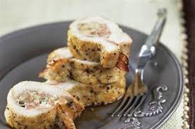 Aplatissez Les Escalopes De Dinde Salez Et Poivrez Mettez Une Tranche De Jambon Cru Sur Ch Dinde Farcie Dinde Recettes De Cuisine