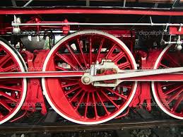 Fragment Of A German Steam Locomotive Wheel Steam Locomotive Locomotive Steam