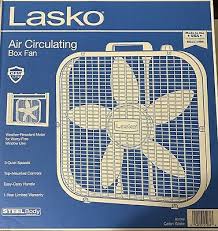 Use in conjunction with an air conditioner to boost cooling airflow. New Lasko B20200 20 3 Speed Box Fan White 46013452603 Ebay