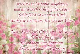 Lll Gedichte Zum 18 Geburtstag Kurze Und Lustige Verse Zur Volljahrigkeit