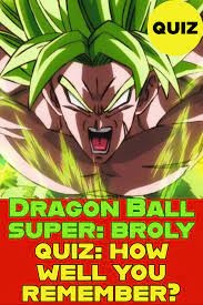 And finally, it's time to make a wish on the super dragon balls, that is, if they can find the last one. Dragon Ball Super Broly Quiz How Well You Remember Dragon Ball Super Dragon Ball Tv Show Quizzes