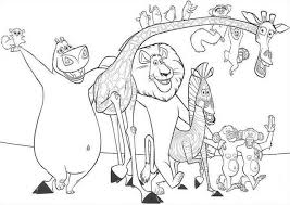 Llll➤ hundreds of printable penguins of madagascar coloring pages and books. Printable Madagascar Coloring Pages Coloringme Com