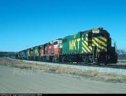 Mkt 307 Missouri Kansas Texas Railroad Katy Emd Gp38 2 At Denison Texas By David Hawkins Kb5wk Railroad Missouri Kansas