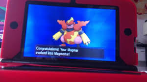 magmar evolves into magmortar pokemon x and y youtube