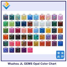 Synthetic Opal Color Chart For 55 Colors Buy Synthetic Flat Bottom Opal For Jewelry Lab Created Opal Opals For Sale Opal Rough Product On
