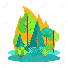 Türkiye'de orman yangınları / yangına nasıl müdahale ediliyor? Forest Engulfed In Fire Isolated Illustration Royalty Free Cliparts Vectors And Stock Illustration Image 89885460