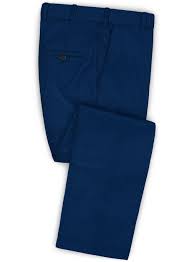 Scabal Prussian Blue Wool Pants Studiosuits Made To Measure Custom Suits Customize Suits Jackets And Trousers