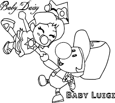In super mario land, mario rescues daisy from tatanga. Nice Baby Daisy Baby Luigi Coloring Page Toy Story Coloring Pages Baby Daisy Minion Coloring Pages