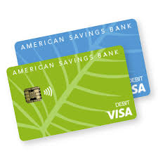Pursuant to a license from visa u.s.a. Debit Cards American Savings Bank Hawaii