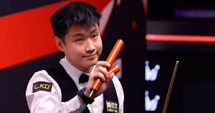 Zhao wows Crucible crowd with shot never seen before ‘in professional snooker’