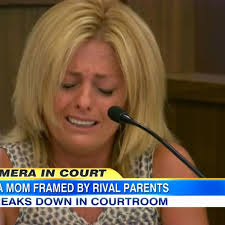PTA volunteer openly weeps during retrial of rival parent who allegedly  planted drugs in her car