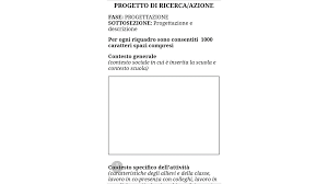 Dima Scuola Indire Iii Anno Fit Scheda Del Progetto Di Ricerca Azione