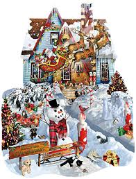 Maybe you would like to learn more about one of these? Christmas At Our House 1000pc Shaped Jigsaw Puzzle By Sunsout Jigsawpuzzle Com Au