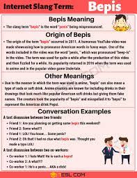 Bepis Meaning: What It Stands for on Social Media? (with Useful Examples) •  7ESL
