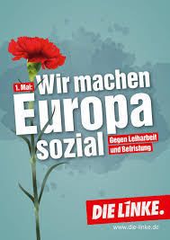 Ganzer oberkörper, durch ausschnitt scheint er vorne zu stehen/dynamisch auf uns zu zu kommen. Aktuell Die Linke Kreisverband Neuwied