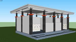 Masjid ini memiliki konsep plaza terbuka dengan desain ruang ibadah berbentuk segitiga dengan area wudhu berada di bawahnya. Tempat Wudhu 3d Warehouse