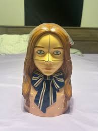 VTG Croscill Home Fashions Watercolor Shower Curtain Ruffle valance Fabric  boho