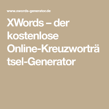 Xwords Der Kostenlose Online Kreuzwortratsel Generator Generatoren Kreuzwortratsel Kostenlos