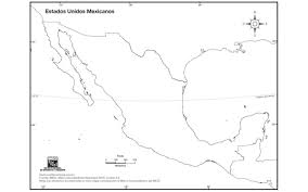 Las capitales de los estados de méxico. Mapa De Mexico Con Nombres Republica Mexicana Y Division Politica Mexico Desconocido