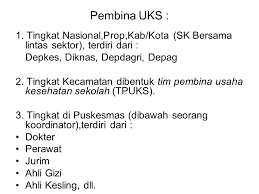 Contoh surat permohonan sk dinas pendidikan Usaha Kesehatan Sekolah Uks Ppt Download