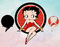 American Girl Betty SVG Red Polka Dot Boop Cut File Asy Cut - Etsy