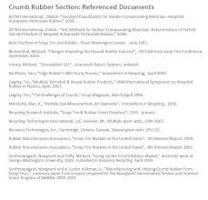 crumb rubber scrap tire news