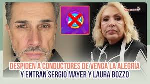 Despiden a conductores de "Venga la Alegría" y entran Sergio Mayer y Laura  Bozzo