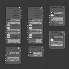 pbr metal roughness nodes for cycles blender tests