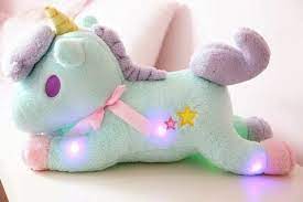 Cool Glowing Unicorn Plush Toy Unicorn Toys 100 Unicorns Unicorn Plush Unicorn Stuffed Animal Light Up Unicorn