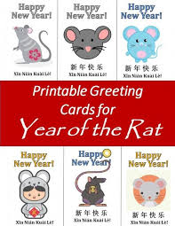 Printables For Chinese New Year Year Of The Rat Chinese New Year Crafts For Kids Chinese New Year Crafts Happy New Year Cards