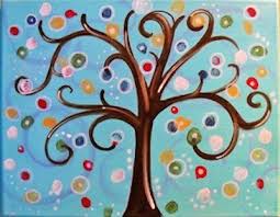 Finger Painting Ideas For Adults Finger Painting Ideas Thumbprint Tree Art Projects For Adults Family Tree Designs