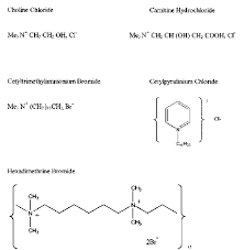 Structures Of The Quaternary Ammonium Compounds Used In Membrane Download Scientific Diagram