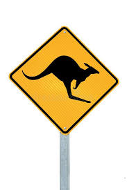 A Kangaroo Warning Sign Australia A Kangaroo Warning Sign Isolated On A White B Affiliate Sign Warning Kangaroo Animals Images Kangaroo Warning Signs
