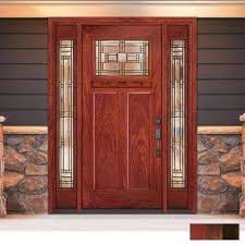 Single Door Front Doors Exterior Doors The Home Depot In 2020 Exterior Doors With Sidelights Exterior Doors Craftsman Front Doors