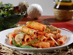 Barilla Rigatoni With Ricotta Cheese Marinara Sauce Mushrooms Recipe Vegetarian Pasta Dishes Yummy Pasta Recipes Marinara Recipe