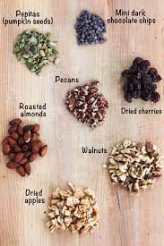 These healthy trail mix recipes are delicious and a cinch to put together! Heart Healthy Trail Mix Meals With Maggie