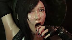 Tifa hard deepthroat