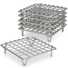 Nobody will believe that a stainless steel kitchen rack shelf can make a kitchen look larger. Mini Stainless Steel Racks Blue Jean Chef Meredith Laurence