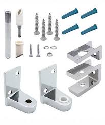 They usually consist of 62″ deep metal panels secured to the floor by pilasters on either side of a 32. Partition Repair Parts Restroom Partition Replacement Hinge Pack 7 8 Door Flat Hinges