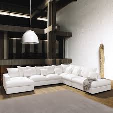 Posti, salotto, beige sofà, divano poltrona, divano. Divano Ad Angolo Modulabile Color Avorio In Cotone 7 Posti Maisons Du Monde Divano Angolare Divano Grande Divani In Pelle Bianca