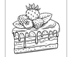 The collection is varied with different characters and skill levels to. Coloring Pages Food Etsy