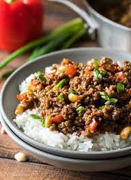 Ground Kung Pao Beef Recipe Beef Recipes Quick Weeknight Dinners Ground Beef Recipes