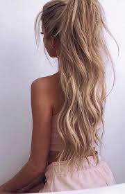 Pin By De Wemelaer On Fashion Long Ponytail Hairstyles Hair Looks Hair Styles