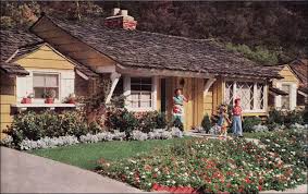 That's 2.5 times growth in size for the average home. 1950s Ranch Storybook Style Ranch House Exterior Ranch Style Homes Storybook Homes