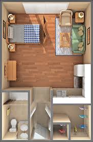 Plan 1491 | 400 sq ft. 400 Sq Ft Apartment Google Search Studio Apartment Floor Plans Small House Plans Apartment Layout