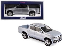 2017 Mercedes Benz X Class Pickup Truck Silver 1 18 Diecast Model Car By Norev In 2020 Pickup Trucks Car Model Diecast Model Cars
