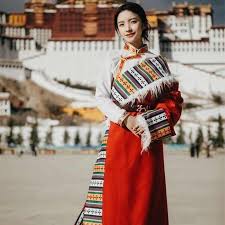 Chinese Women's Noble Tibetan Robes