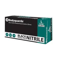 Nitrile constructed gloves for added protection and strength. Polyco Bodyguards Gl897 Black Nitrile Gloves Gloves Co Uk