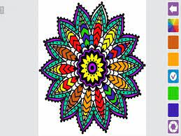 Mandala lilies in a pond. Mandala Coloring Book Juego Online En Juegosjuegos Com